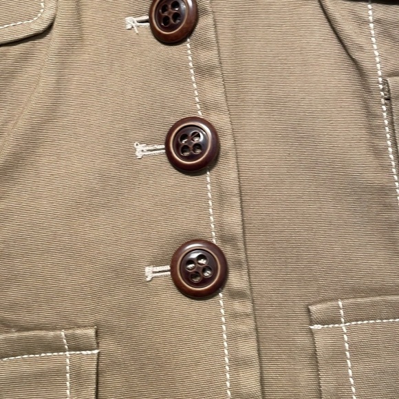 BEBE JACKET CAMEL SIZE 8 - Picture 3 of 10